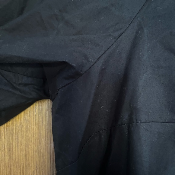 Ganni Black Puff Sleeve Blouse - Picture 6 of 8